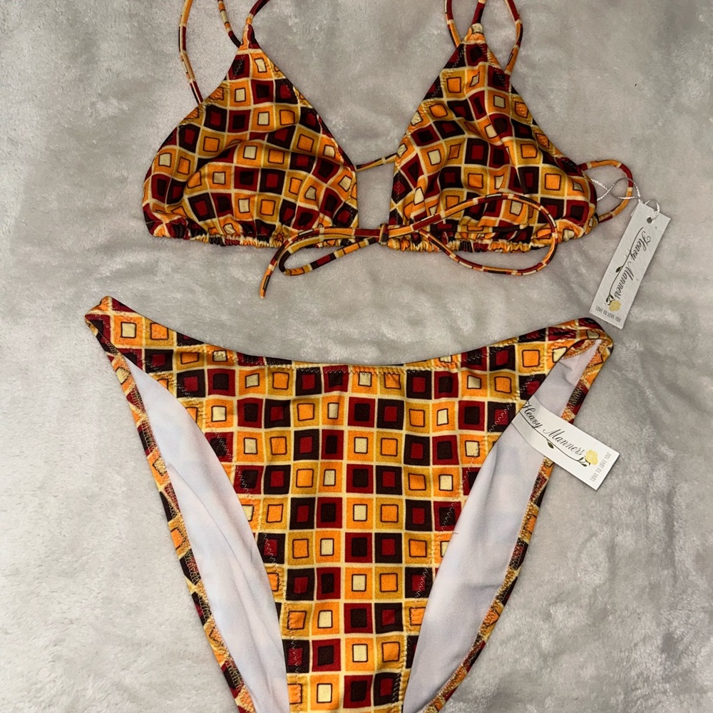 Heavy Manners ‘Love to Love You’ Bikini Set L/XL